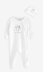 ست کلاه و سرهمی گلدوزی شده (۰تا یک ماه)Next - تصویر 2